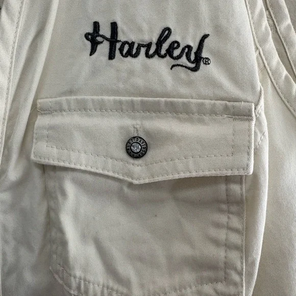 Harley-Davidson White Vest - Picture 2 of 5